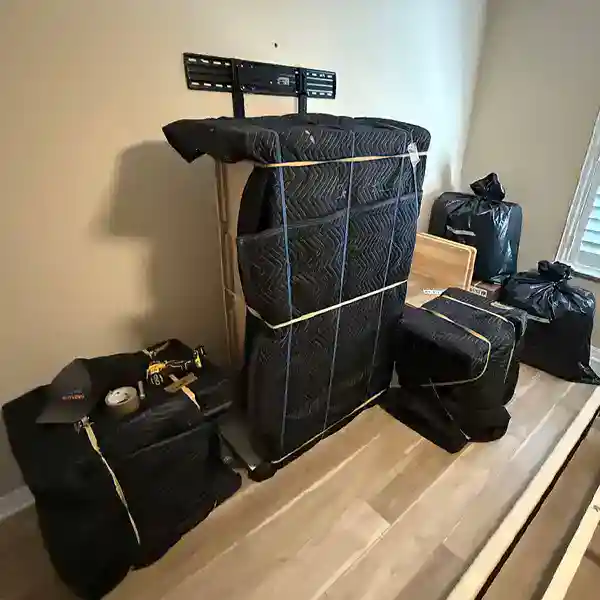 items ready for moving