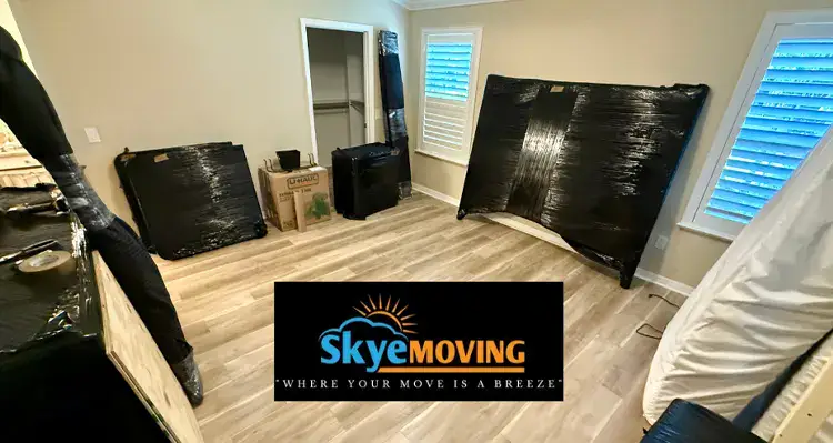 Skye Moving prepared a room for move