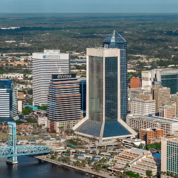 a view on Jacksonville, FL