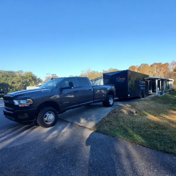 Skye Moving's truck somehere in Jacksonville